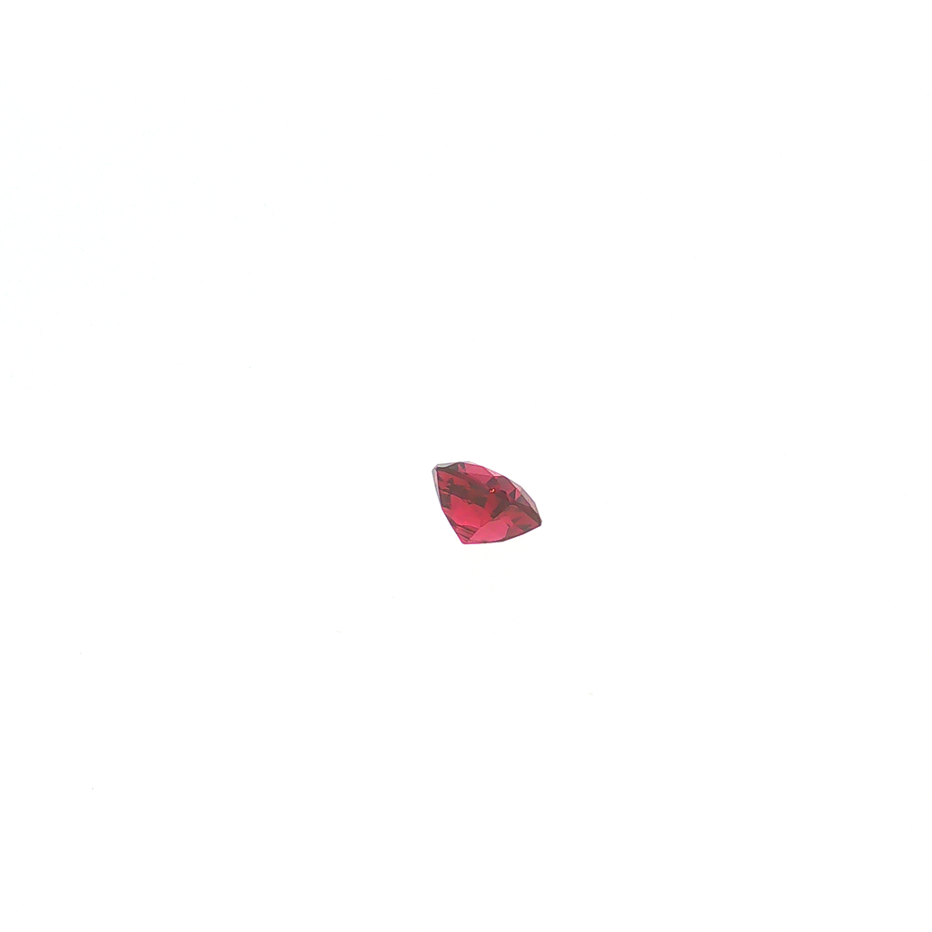 Loose Gemstone — Red Rubellite in Cushion Cut