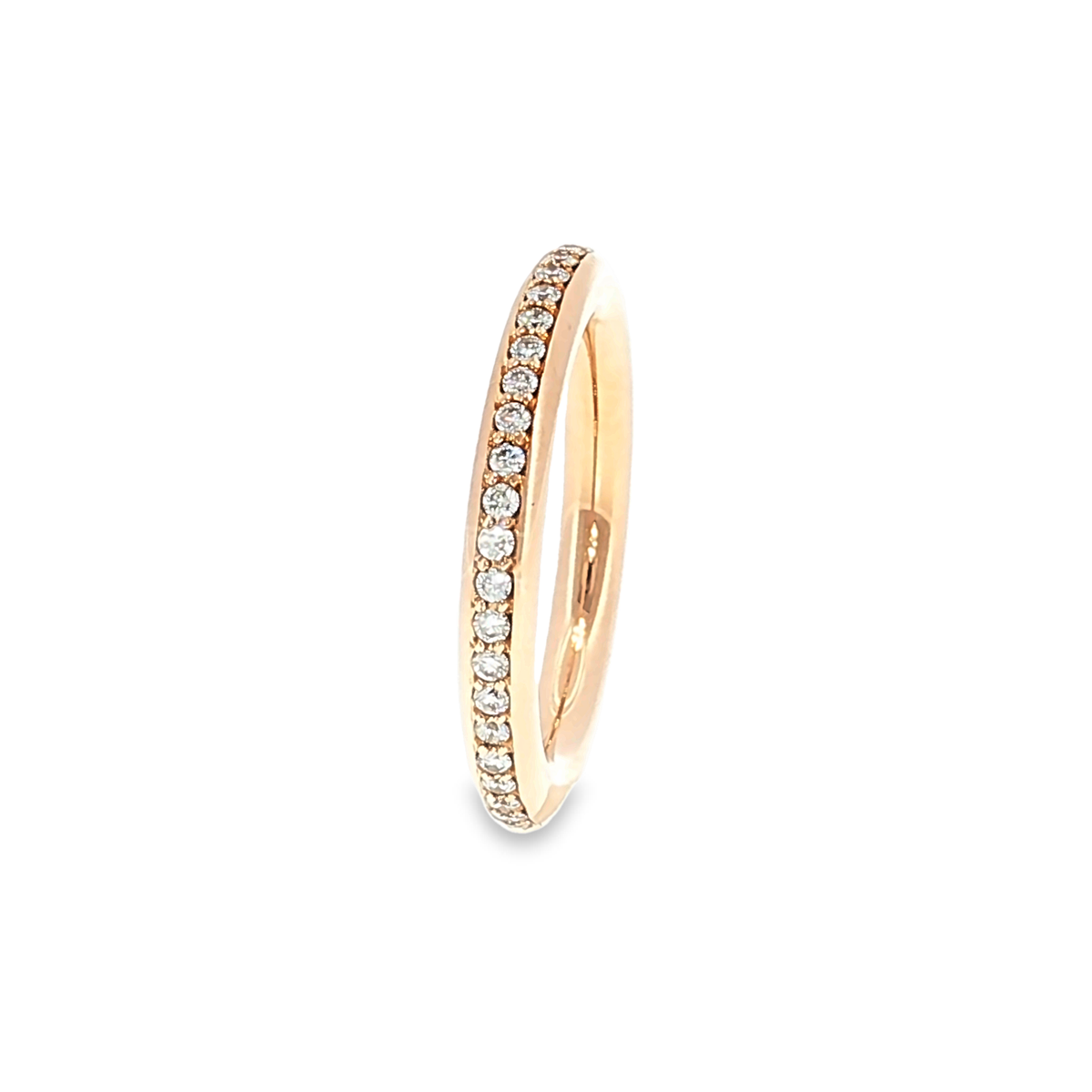 Eternity Ring with Diamonds in Rose Gold