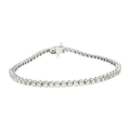 Classic Diamond Tennis Bracelet in White Gold