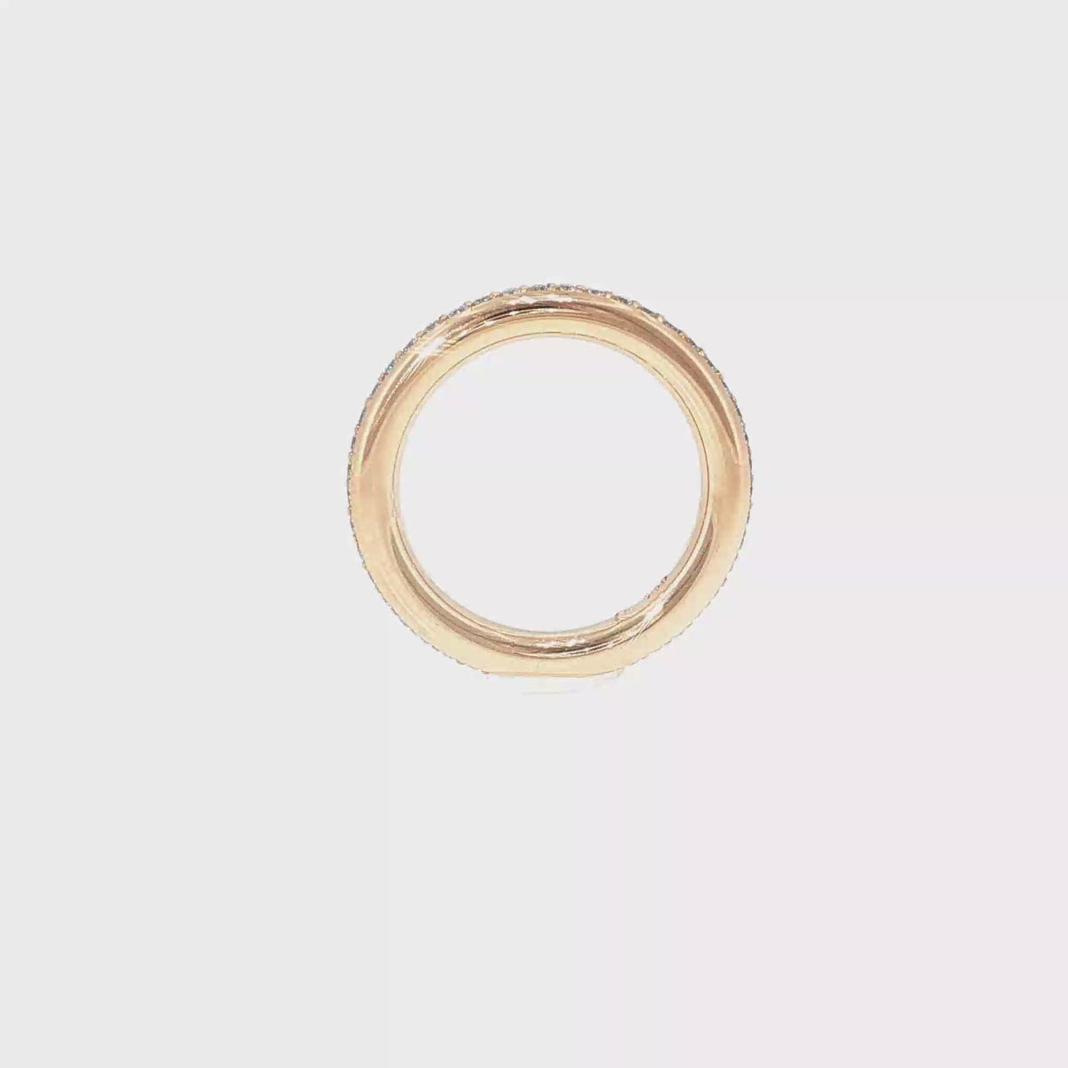 Eternity Ring with Diamonds in Rose Gold